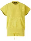Fabiana Filippi Short-sleeved Knitted T-shirt In Gelb