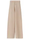 Fabiana Filippi Knitted Trousers In Brown