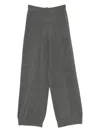 Fabiana Filippi Wool, Silk And Cashmere Pants In Gray