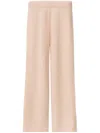 Fabiana Filippi Lace Up Loose Casual Pants In Pink