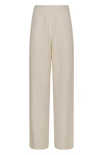 Fabiana Filippi Knitted Trousers In White
