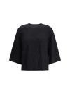 Fabiana Filippi Sequin-embellishment Ribbed Sweater In Blue