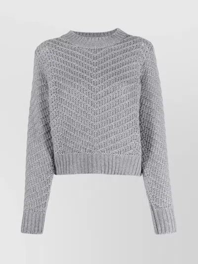 FABIANA FILIPPI KNITWEAR CHEVRON PATTERN TOP