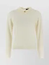 Fabiana Filippi Lace Neck Sweater Sweaters And Cardigans White