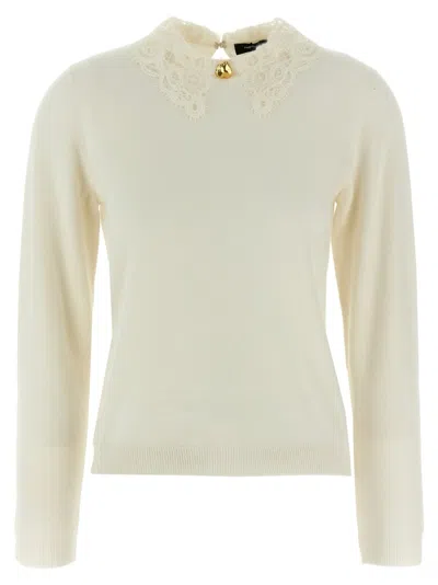 FABIANA FILIPPI FABIANA FILIPPI LACE NECK SWEATER