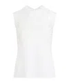 Fabiana Filippi Sleeveless Silk Lace Top