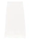 Fabiana Filippi Lace-trimmed Midi Skirt