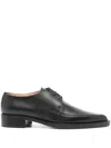 Fabiana Filippi Woman Lace-up Shoes Black Size 10 Leather In Black