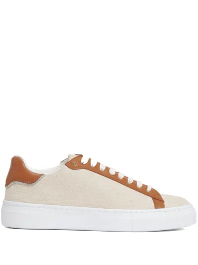 Fabiana Filippi Lace-up Two-tone Sneakers In Multi