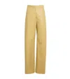 Fabiana Filippi Woman Pants Mustard Size 6 Linen In Yellow