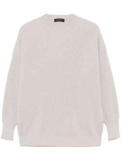 Fabiana Filippi Rib Knitted Sweater In White
