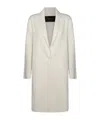 Fabiana Filippi White Wool Coat In White