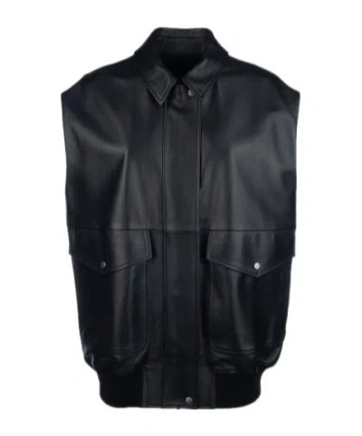 Fabiana Filippi Lapel Vest In Black