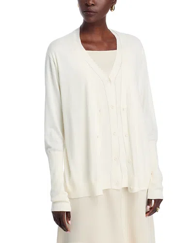 Fabiana Filippi Layered Cardigan In White