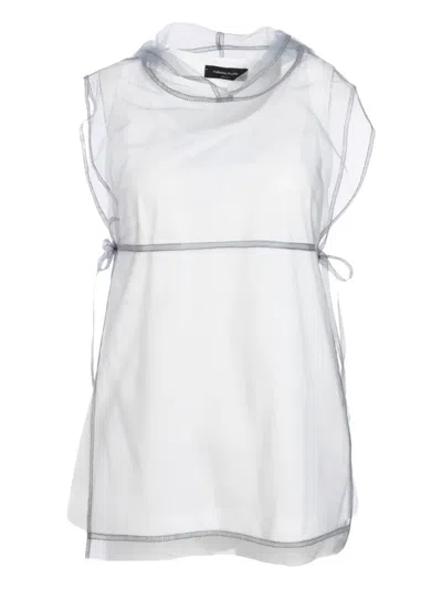 Fabiana Filippi Layered Tank Top In Gray