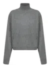 Fabiana Filippi High-neck Lurex Detailed Jumper In Blue