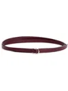 Fabiana Filippi Nappa Leather Belt In Red