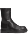 Fabiana Filippi Leather Biker Boots In Black
