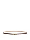 Fabiana Filippi Leather Buckled Belt In Brown
