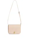 Fabiana Filippi Eclissi Calfskin Messenger Bag In Neutrals