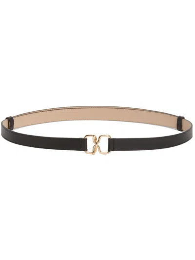 FABIANA FILIPPI LEATHER CROSSOVER BELT