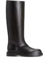 Fabiana Filippi Woman Boot Black Size 8 Leather In Black