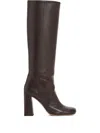 Fabiana Filippi Leather Knee-high Boots In Brown