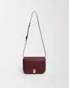 Fabiana Filippi Calfskin Messenger Bag In Red