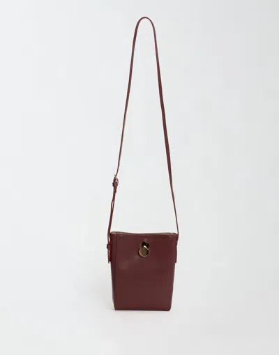 Fabiana Filippi Eclissi Crossbody Bag In Red