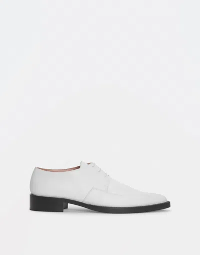 Fabiana Filippi Leather Moccasins In White