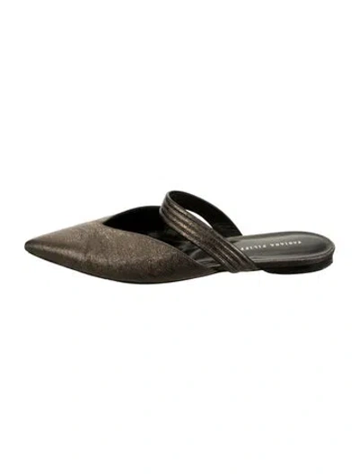 Pre-owned Fabiana Filippi Leather Mules In Multicolor