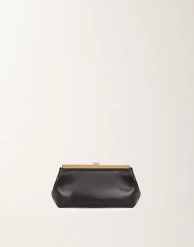 FABIANA FILIPPI NAPPA LEATHER CLUTCH