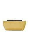 Fabiana Filippi Leather Pouch In Green
