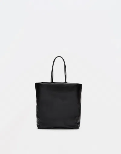 Fabiana Filippi Large Leather Shopper Bag In Black