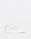 FABIANA FILIPPI LEATHER SNEAKER WITH MESH INSET