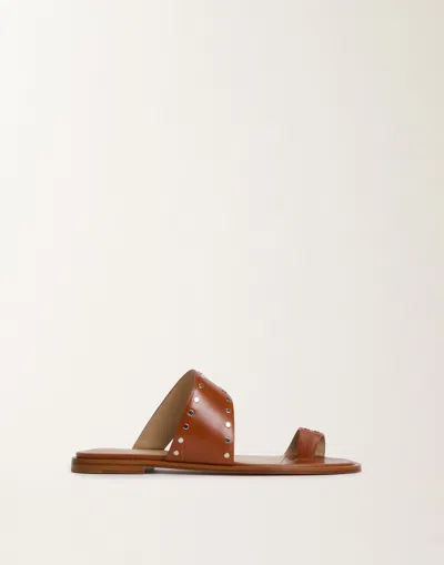 Fabiana Filippi Leather Thong Sandals With Studs