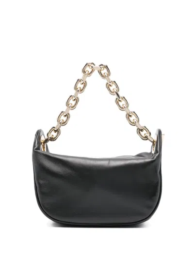 Fabiana Filippi Leather Tote Bag In Black