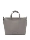 Fabiana Filippi Leather Tote Bag In Grey