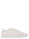 Fabiana Filippi White Leather Sneakers With Classic Lace-up Design In White