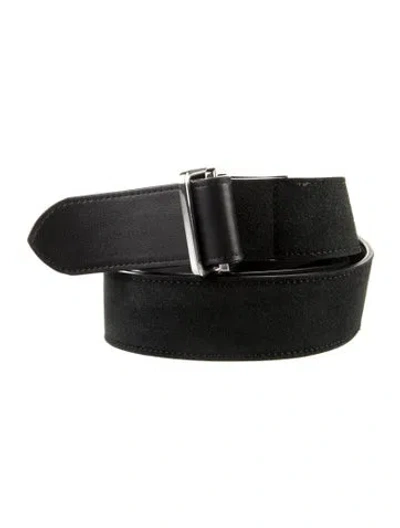 Pre-owned Fabiana Filippi Leather Waist Belt W/ Tags In Black