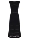 Fabiana Filippi Open-knit Maxi Dress With Ruffled Hem
