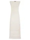 Fabiana Filippi Light Cotton Sleeveless Dress In Gold