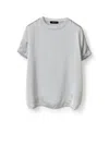 Fabiana Filippi Light Gray T-shirt In Gray