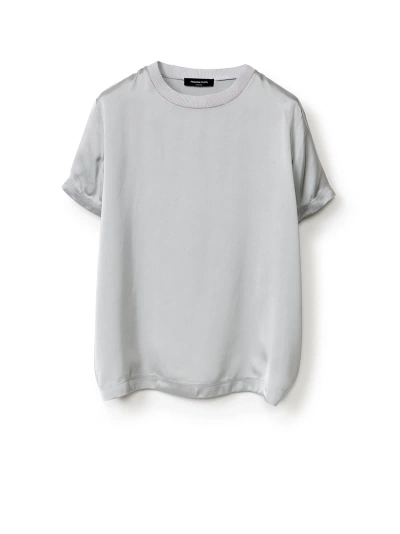 Fabiana Filippi T-shirt In Grigio Chiaro