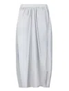 Fabiana Filippi Silk Blend Trousers In Grey