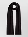 Fabiana Filippi Lightweight Long Rectangular Scarf With Sparkling Finish In Black