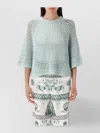 Fabiana Filippi Lightweight Open-knit Round Neck Knitwear