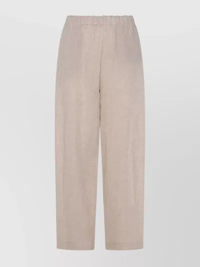 Fabiana Filippi Lightweight Relaxed Fit Trousers In Gray