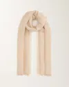 Fabiana Filippi Fringed Scarf In Sand