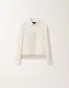 Fabiana Filippi Linen And Viscose Chasseur Jacket In White